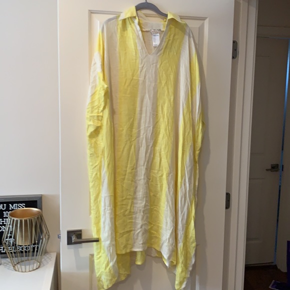 ✨SOLD✨ NWOT Free People Beach Stripe Poncho - Picture 2 of 4